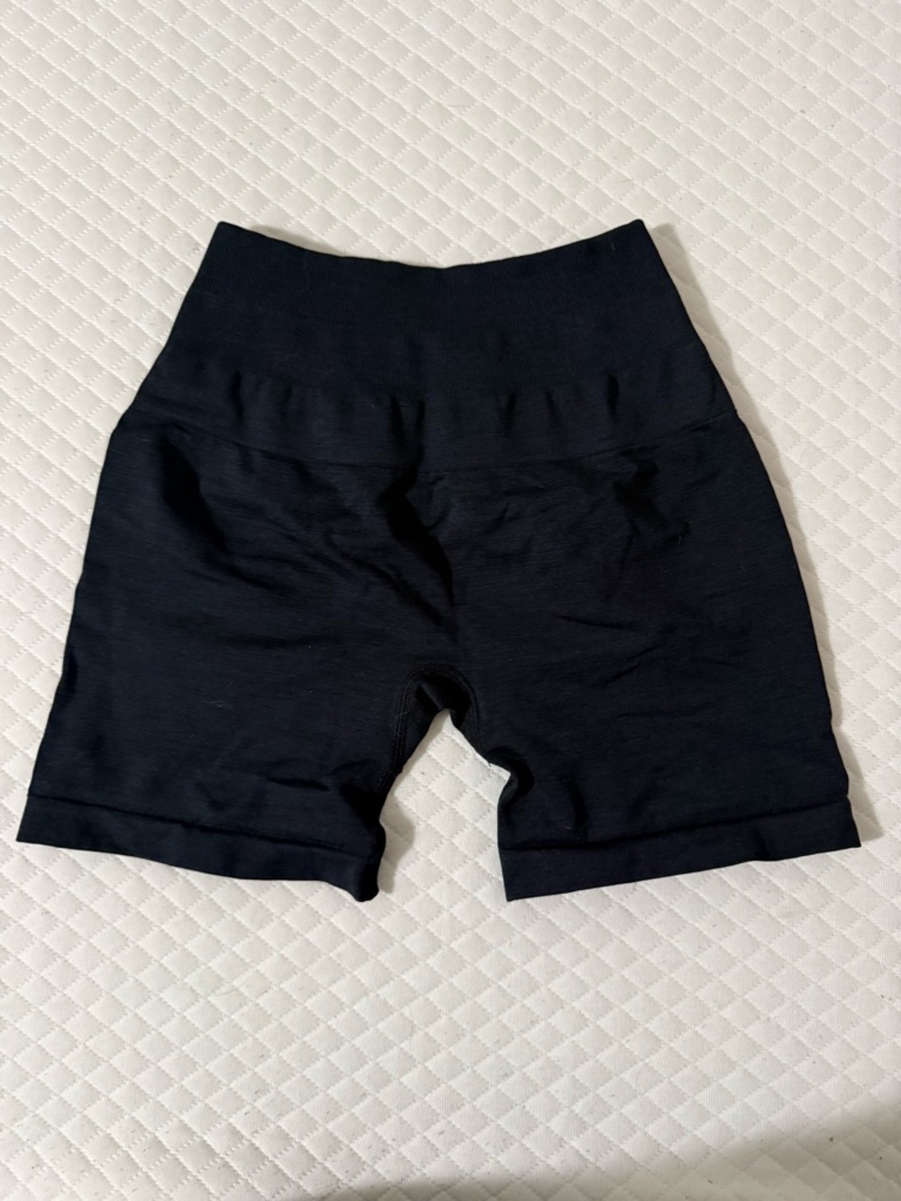 Black Women's High-Waist Compression Shorts